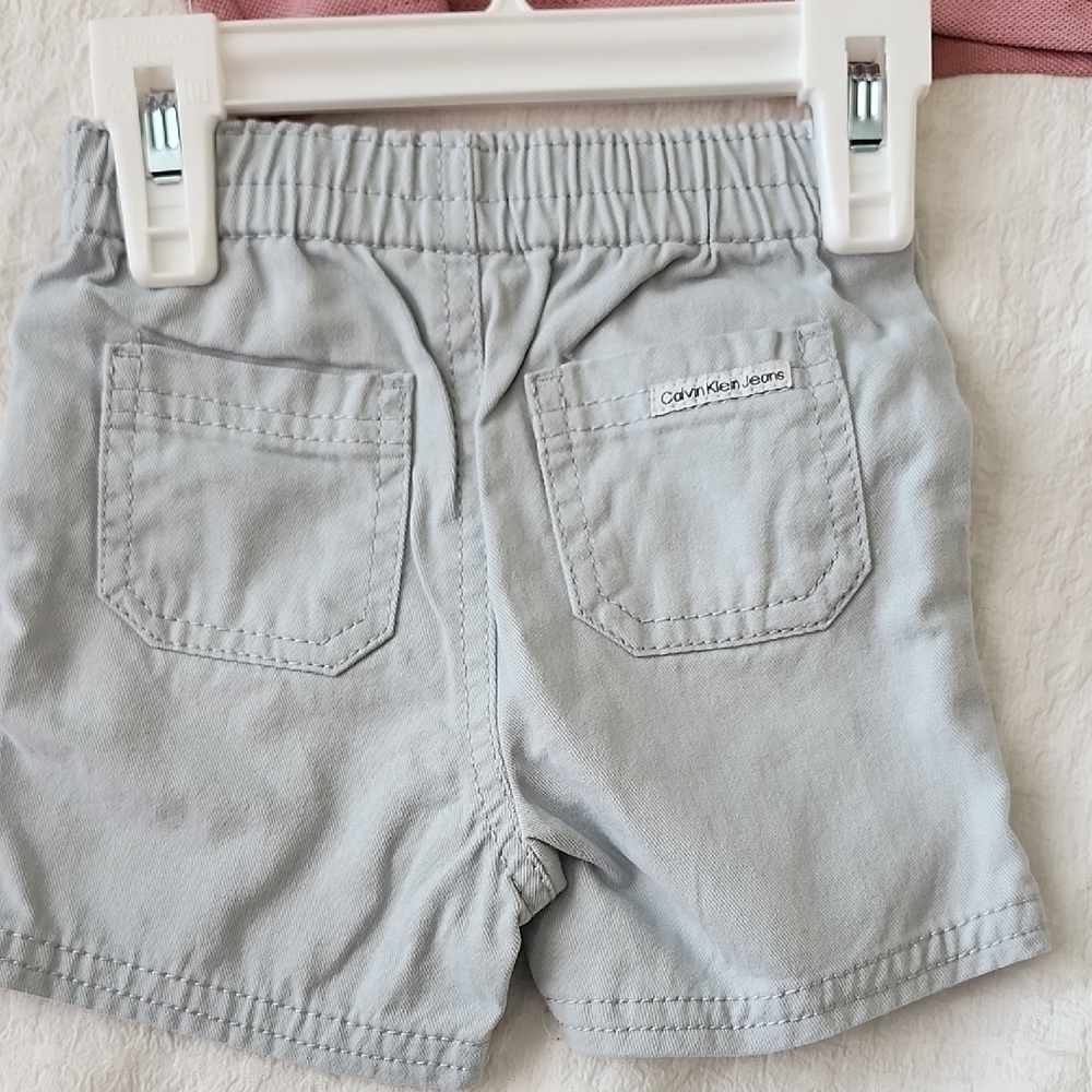 Calvin Klein Kids Polo Shirt in Dusty Rose - Picture 3 of 4